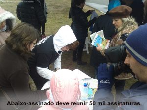 Abaixo-assinado deve reunir 50 mil assinaturas - Foto Gustavo Cruz-O Jornalecao