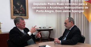Pedro Ruas e Arcebispo Metropolitano - Foto Jurema Josefa