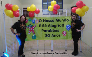 Vera Lucia e Greice Decamilles dirigem a Escola Mundo Mágico da Alegria - Divulgação