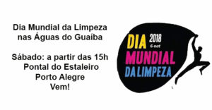 Dia Mundial da Limpeza nas Águas do Guaíba - Divulgação